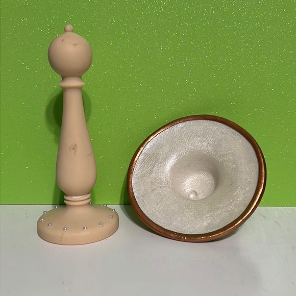 Classic Couture Hat Collection Black & White Hat with Stand - Picture 7 of 10